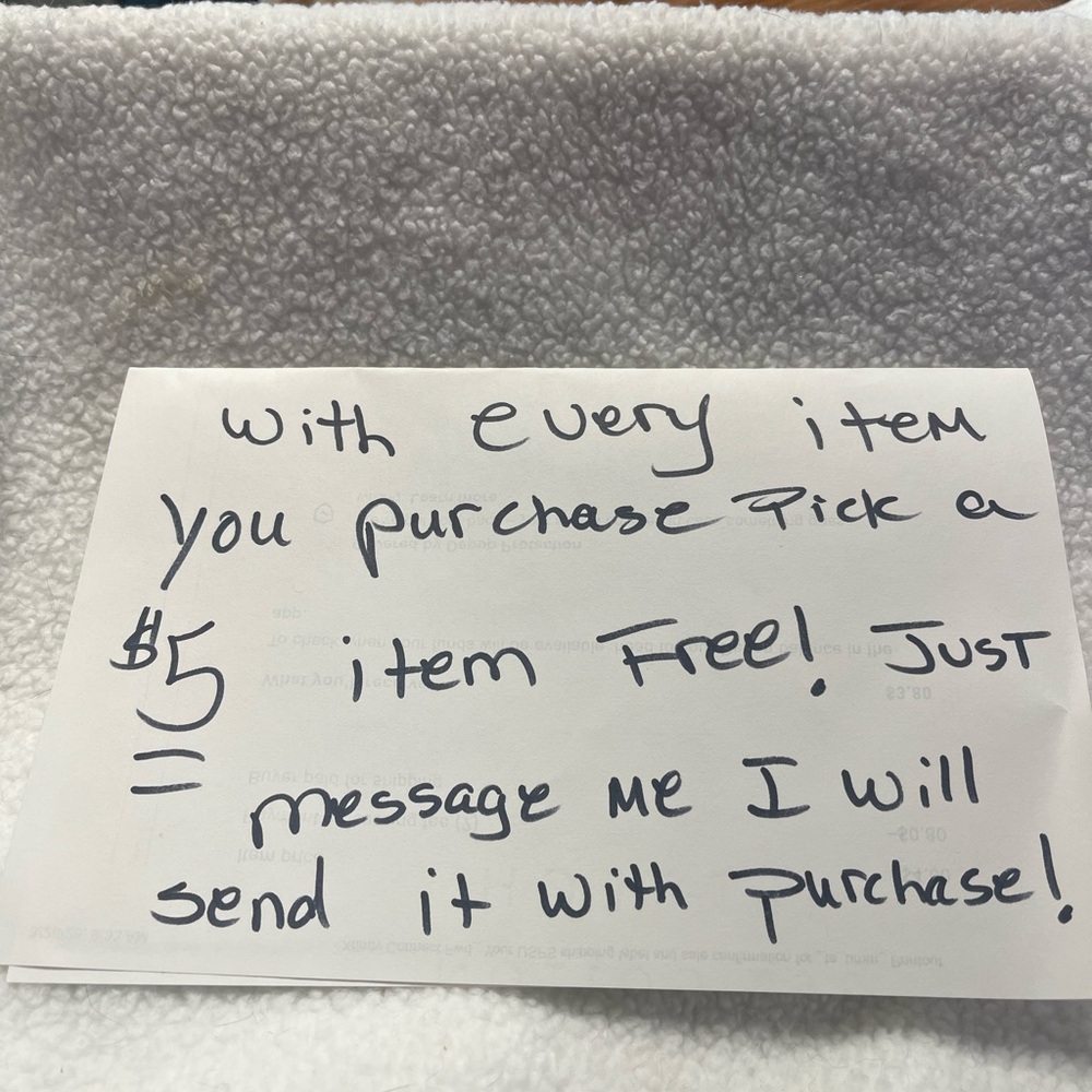 $5 SALE!! 🥳CLEANING OUT CLOSET!! 👁️Please take a 👀look!